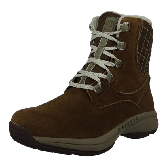 Merrell Jovilee Artica Waterproof Boots Brown Womens Size 5.5 - Picture 1 of 9